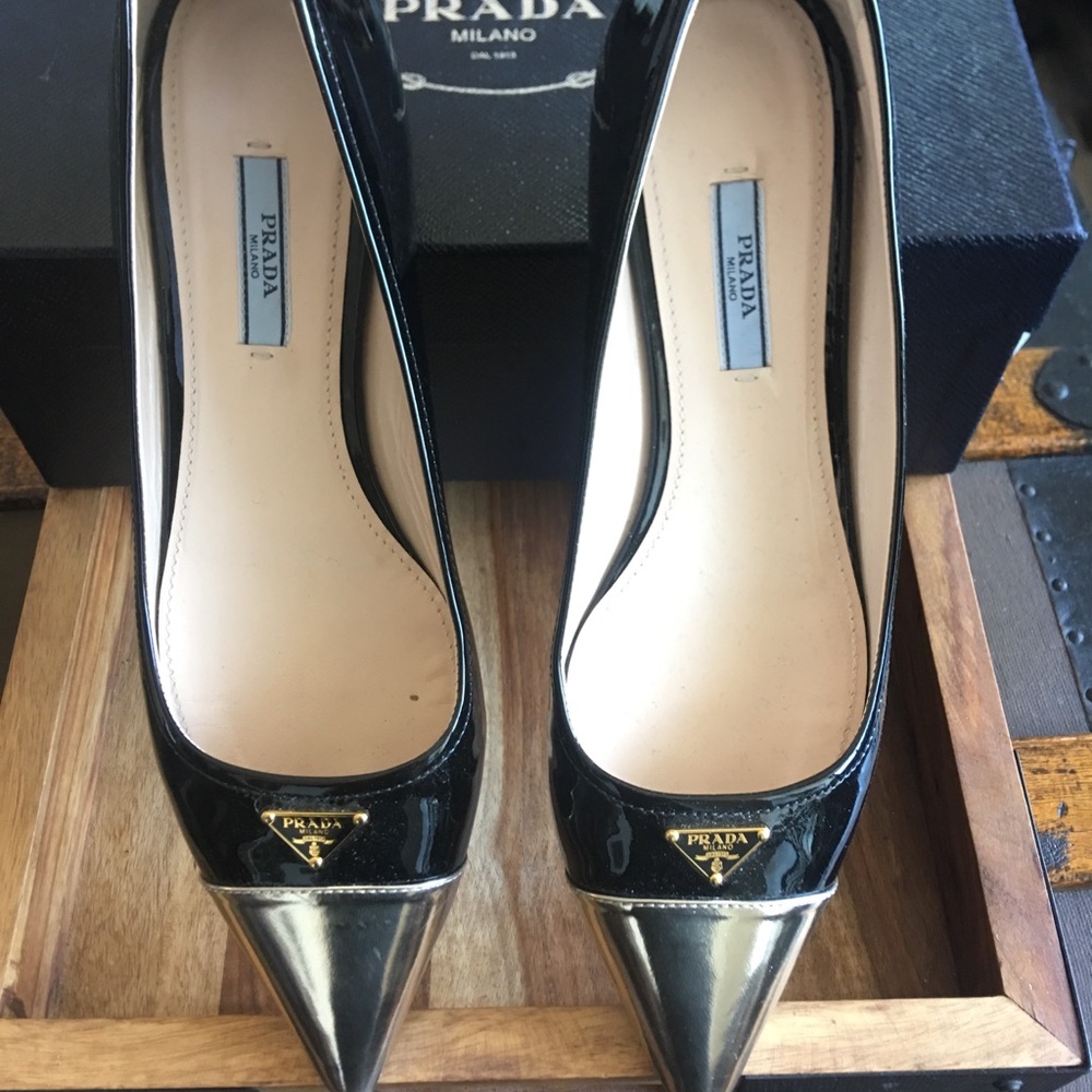 Prada Patent Leather Pointed Toe - Must See!